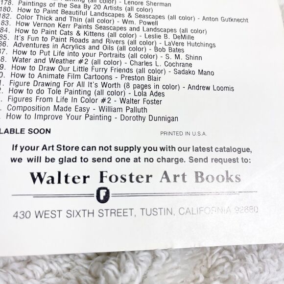 How To Draw Nature Still Life Lettering Walter T Foster Art Book #2 New Edition - Picture 7 of 9